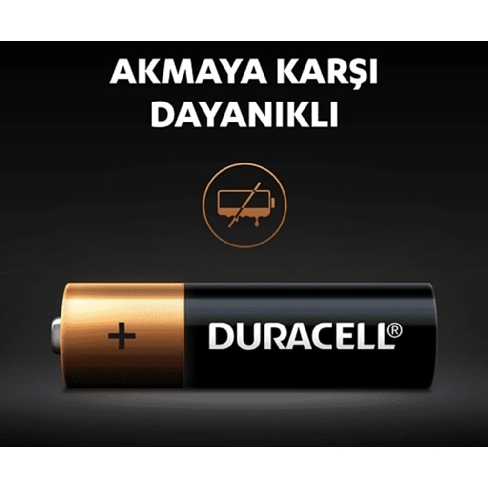 Duracell Alkalin AA Kalın Kalem Pil 2'li