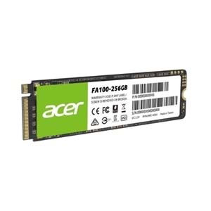 Acer 256GB FA100 3300mb/s 2700mb/s PCIe NVMe M2 Ssd Harddisk
