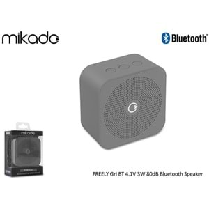 Mikado FREELY Gri BT 4.1V 3W 80dB Bluetooth Speaker