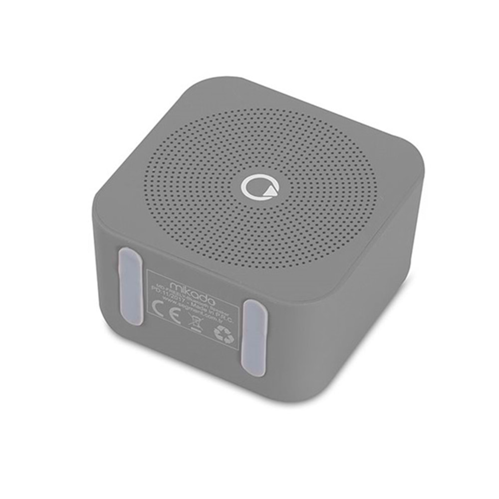 Mikado FREELY Gri BT 4.1V 3W 80dB Bluetooth Speaker