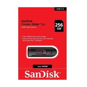 SanDisk 256GB Cruzer Glide Siyah Usb 3.0 Bellek SDCZ600-256G-G35