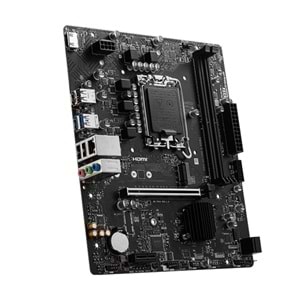 Msi Pro H610M-S H610 DDR4 (Vga Yok) GLan mATX HDMI M2 USB3.2 1700p Anakart