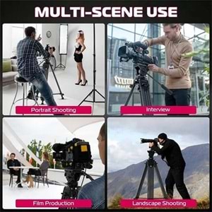 Ulanzi MT-81 Alüminyum 360 Ball Head Kafa Video Tripod