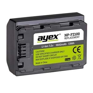 Ayex NP-FZ100 Batarya 1800mAh