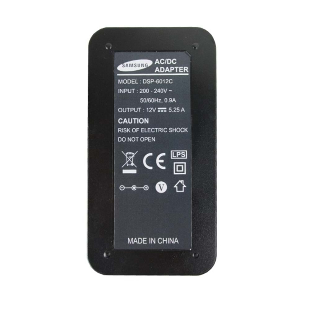 Samsung 12V 5.25 Amper Plastik Adaptör