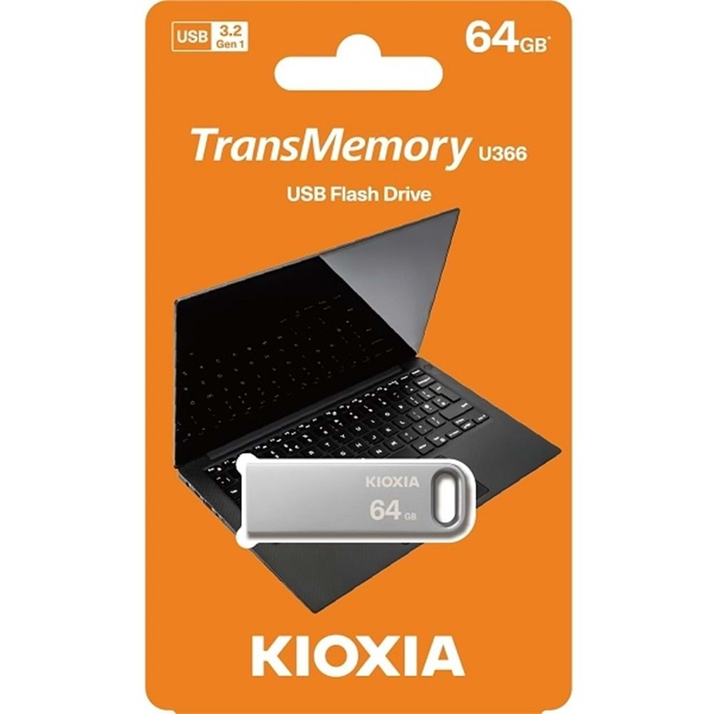 Kioxia 64GB U366 Metal Kasa Usb 3.2 Bellek LU366S064GG4