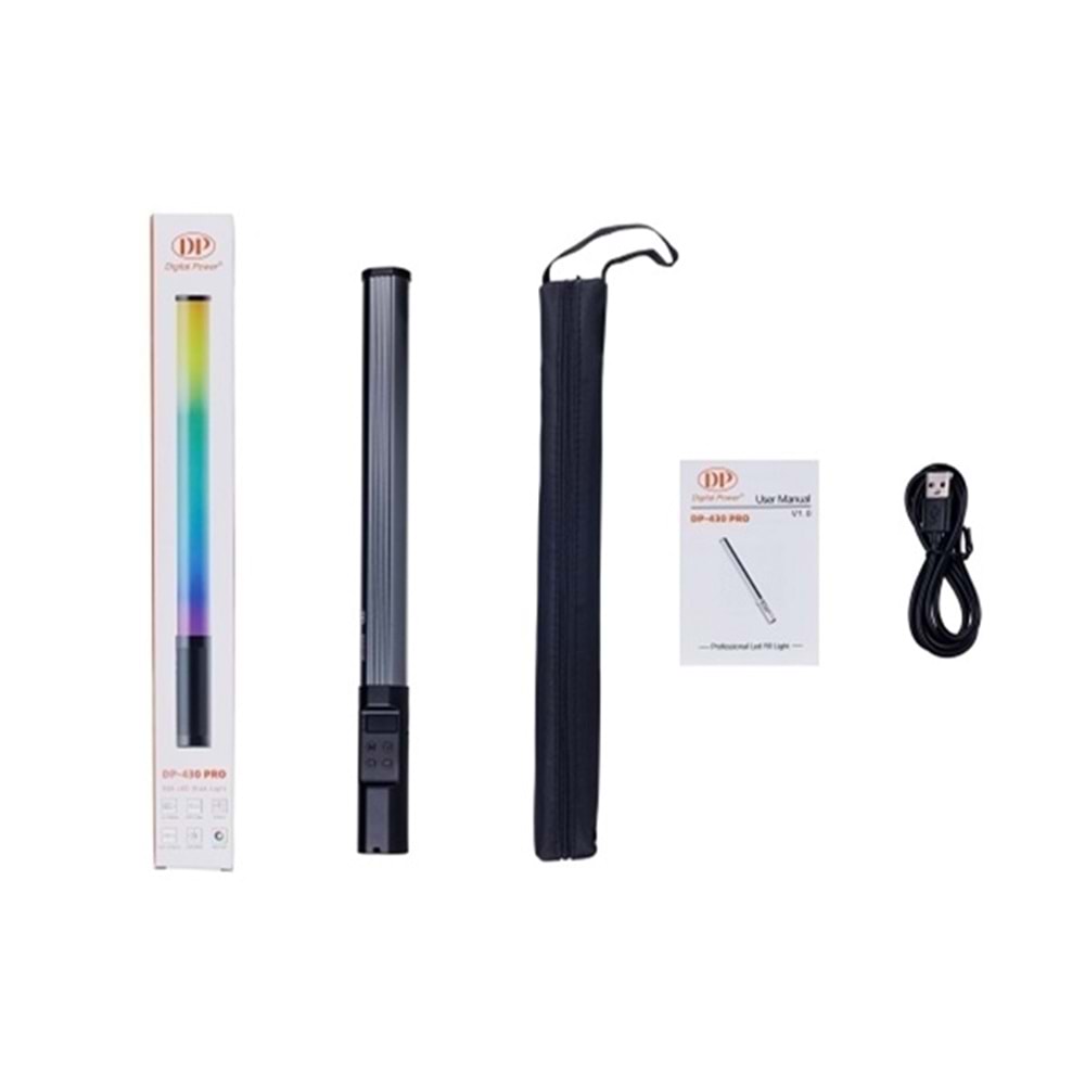 DP-430 Pro 30Cm App Kontrollü Rgb Tüp Light Stick