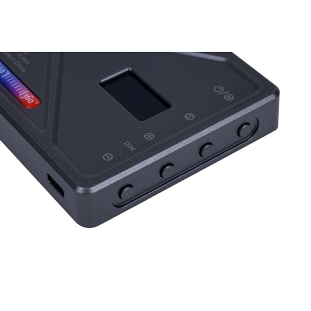 Dp LED 225 PRO 2500K-9900K Şarjlı ve App Kontrollü Rgb Led Işık