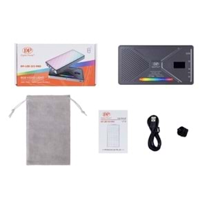 Dp LED 225 PRO 2500K-9900K Şarjlı ve App Kontrollü Rgb Led Işık