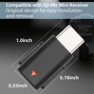 Dji Mic Mini Mobile Phone Adapter Type-C