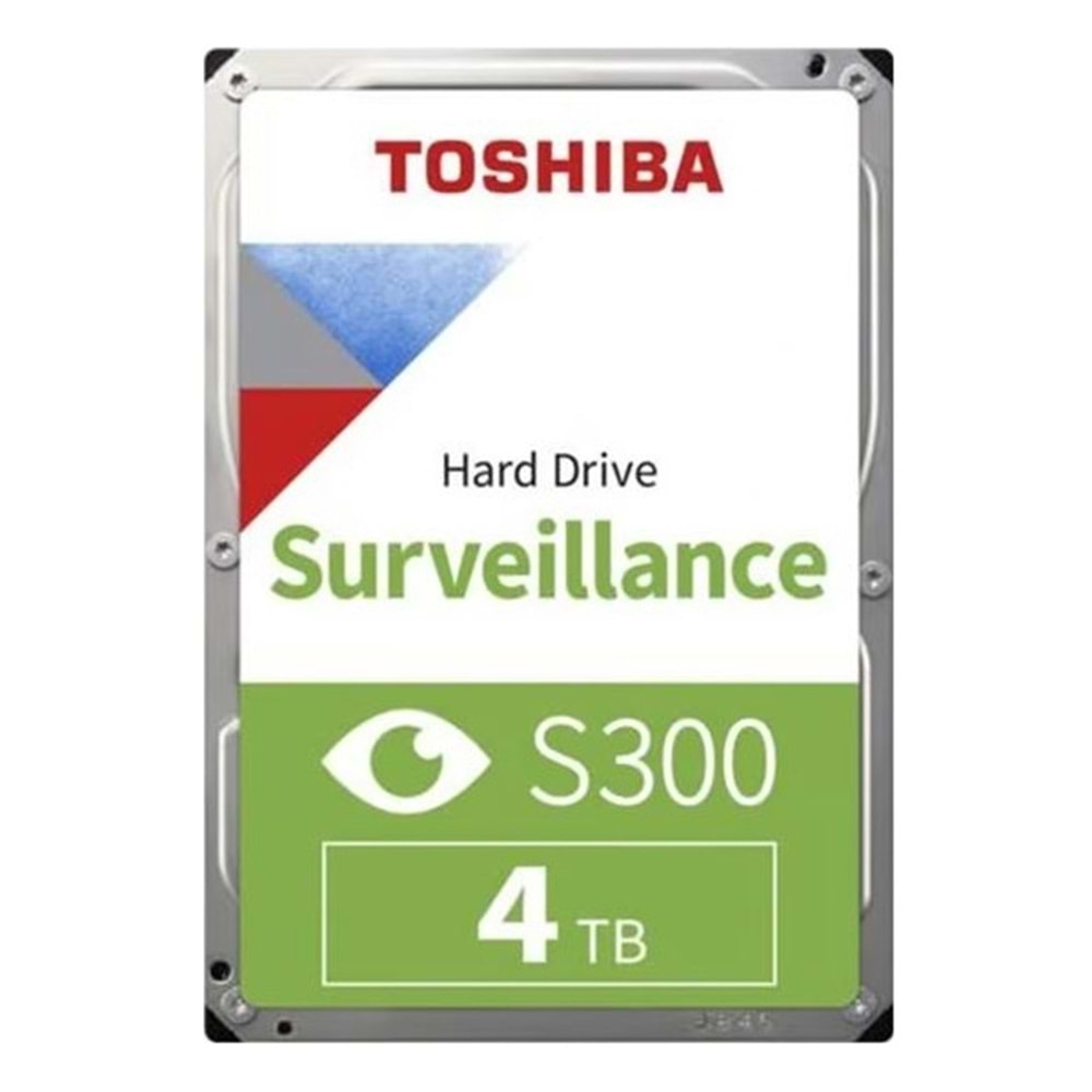 Toshiba HDWT840UZSVA S300 3.5 4TB 5400rpm 256mb Sata 7/24 Harddisk
