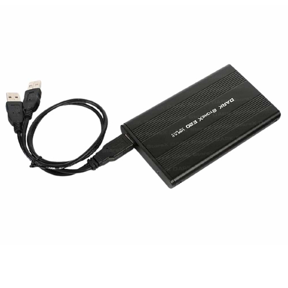 Dark DK-AC-DSE20 2.5 USB 2.0 Siyah Sata Harici HDD Kutusu