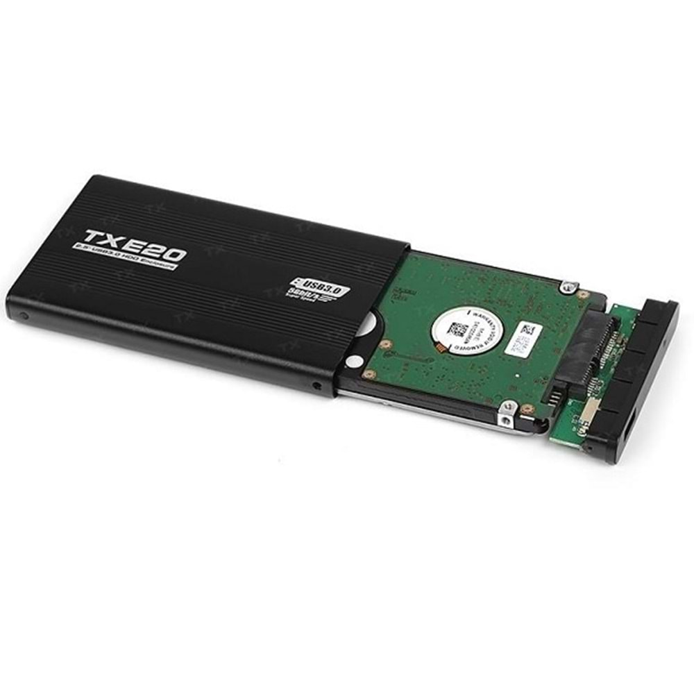 TX TXACE20 2.5 USB 3.0 Siyah Sata Harici HDD Kutusu