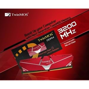 Twinmos MDD432GB3200D 32GB (Tek Parça) 3200Mhz DDR4 (Soğutuculu) PC Bellek