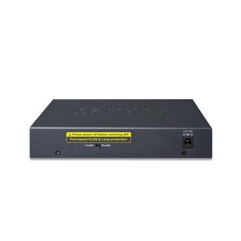 Planet GSD-604HP 4 Port 10/100/1000T 802.3At + 2-Port 10/100/1000T Desktop 55W Poe Budget Switch