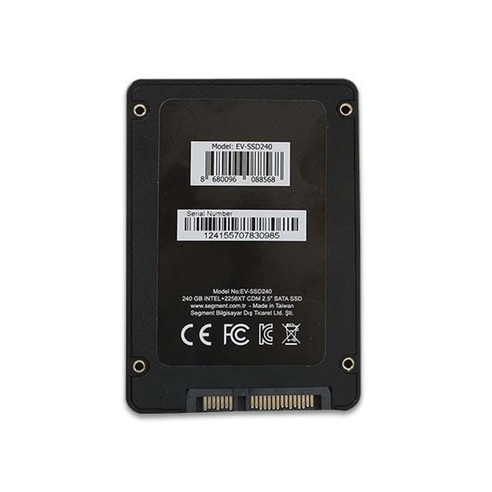 Everest EV-SSD240 Intel+2258Xt 2.5 240Gb (550/450Mb/S) Sata Ssd Disk (7Mm)