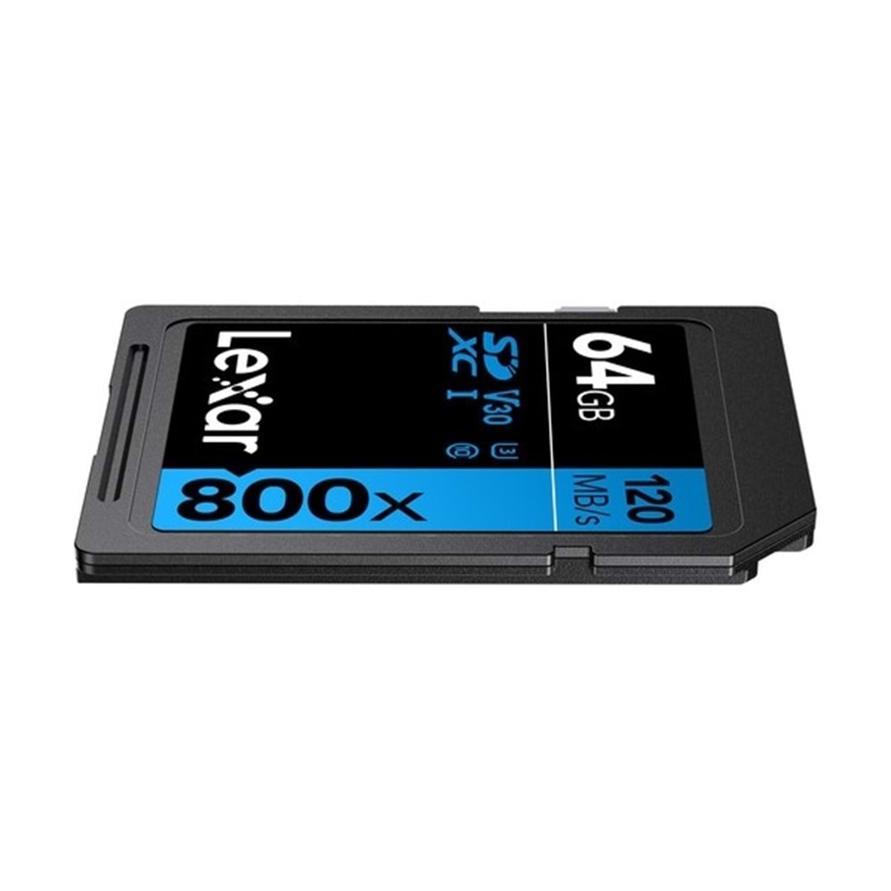 Lexar 64Gb 120Mb/s 800x UHS-1 C10 U3 V30 4K UHD SD Hafıza Kartı