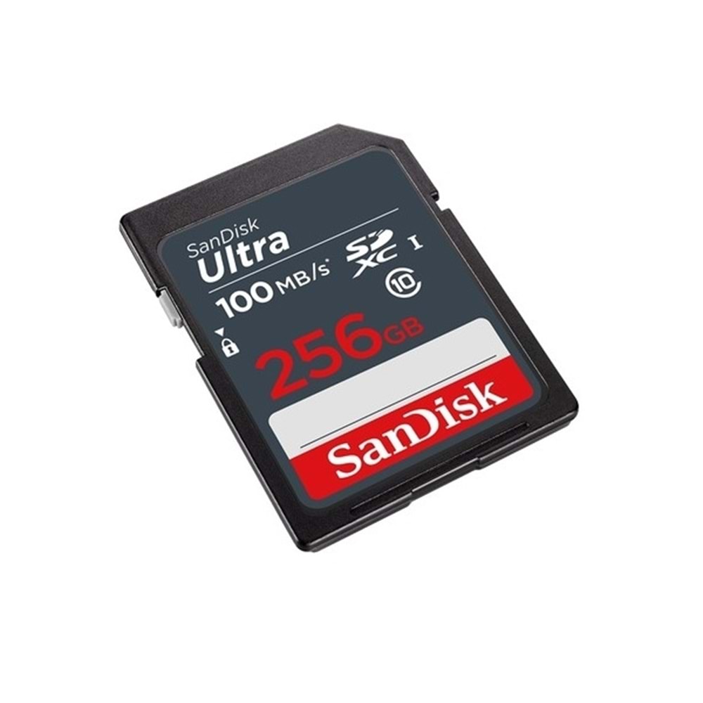 Sandisk 256GB 100MB/S Ultra SDXC C10 Full Hd Hafıza Kartı SDSDUNR-256G-GN3IN