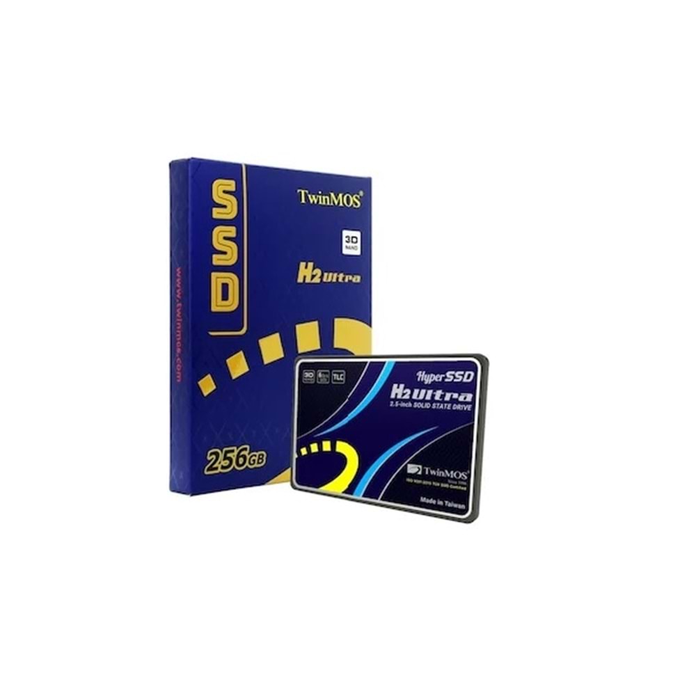 Twinmos 256GB 2.5 TM256GH2U Ultra (580/550MB/s) SATA (3D NAND) SSD Disk