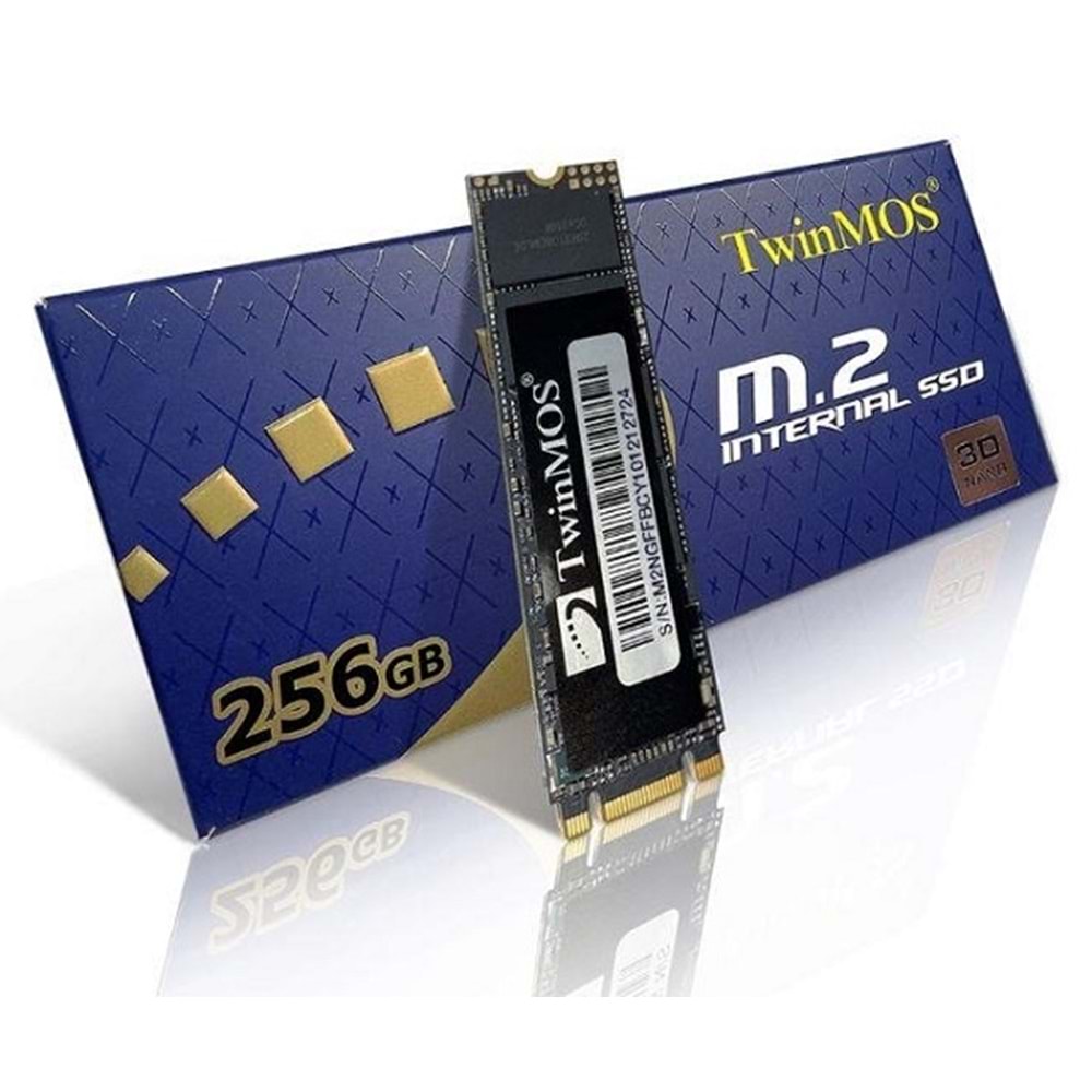 Twinmos NGFFEGBM2280 M.2 256GB 580/550MB/s PCIe 3D NAND SSD Disk22x80mm