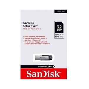Sandisk 32Gb Ultra Flair Usb 3.0 Metal Kasa Usb Bellek SDCZ73-032G-G46