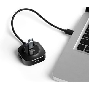 Dark DK-AC-USB345 4 Port 1xMicro USB 3.0 Siyah USB Çoklayıcı