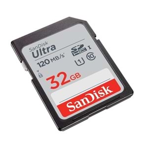 Sandisk 32GB Ultra Class 10 120MB/S Hafıza Kartı (SDSDUN4-032G-GN6IN)