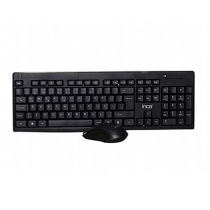 İnca IWS-539T Q Türkçe Kablosuz Multimedya Siyah Klavye+ Mouse