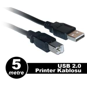 Dark DK-CB-USB2PRNL500 5 Mt USB 2.0 Yazıcı ve Data Kablosu (B-Tip)