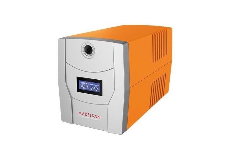 Makelsan Lion X 1200 Va Lcd /Usb (2X12V 7Ah Akü) Line Interactive 5/10 Dk Ups