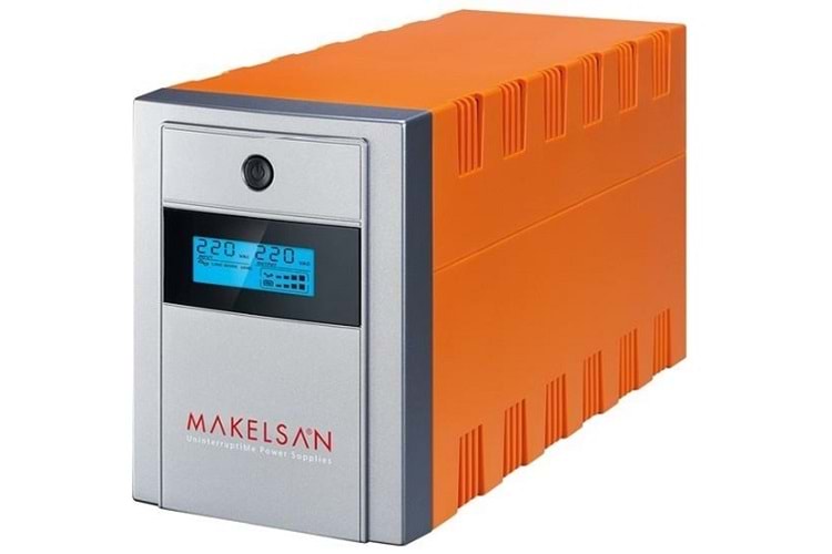 Makelsan Lion 1200 Va Lcd /Usb (2X12V 7Ah Akü) Line Interactive 5/10 Dk Ups
