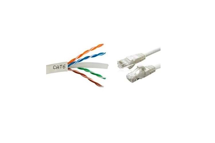 3 Metre Gri Cat6 Internet Ethernet Kablosu